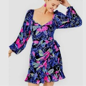 Lilly Pulitzer Lila Dress Onyx Earned Stripes